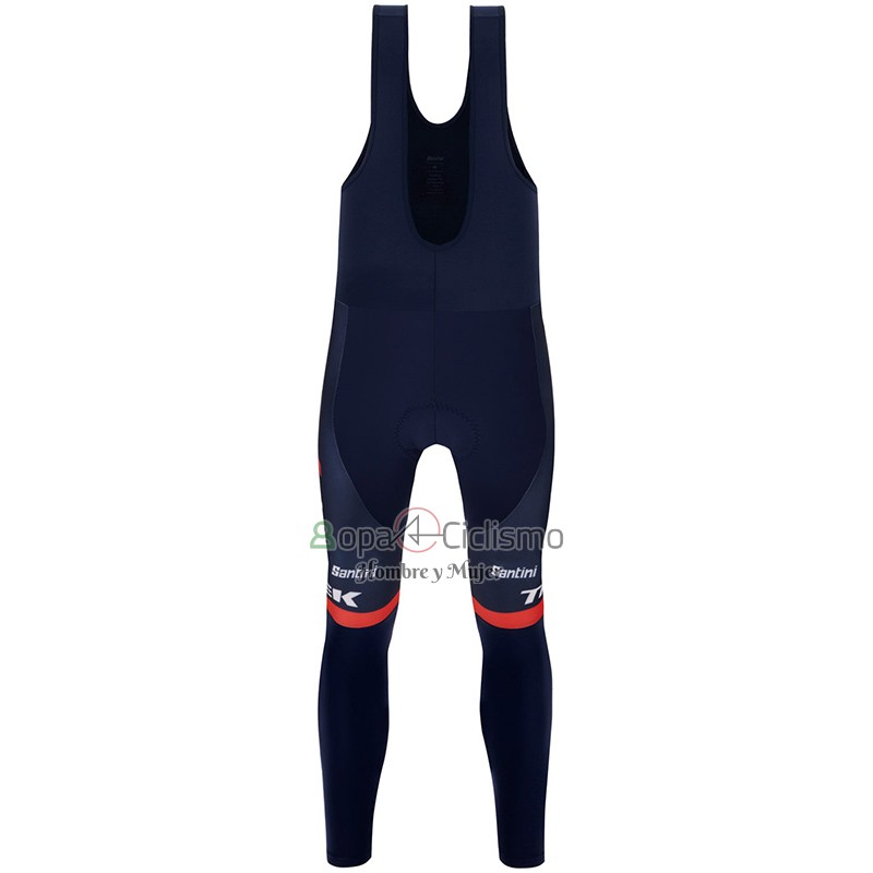 Trek Segafrojoo Ropa Ciclismo Culotte Largo 2023 Hombre Mangas Largas Blanco